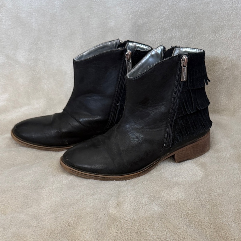 Kenneth Cole New York Black Ankle Booties